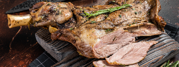 Tender Braised Leg of Lamb with Mint Sauce: A Flavorful Delight