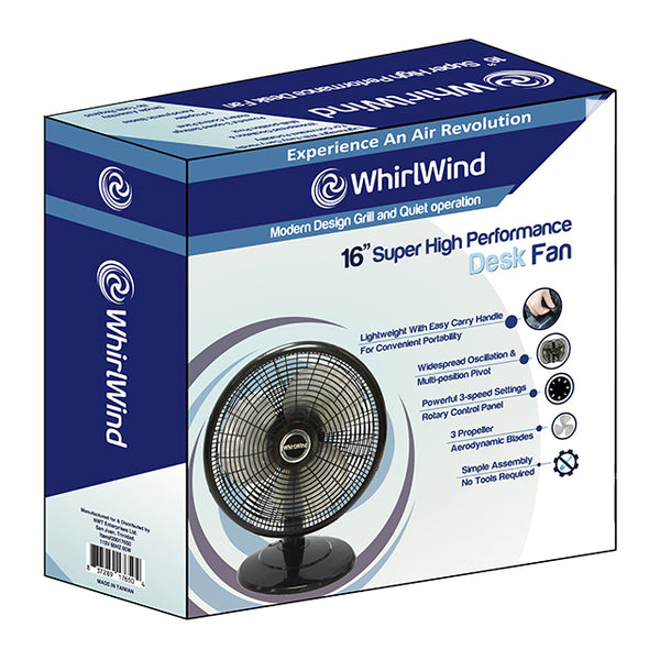 Whirlwind 16" High Performance Desk Fan