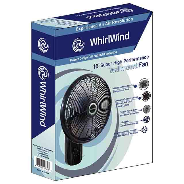 Whirlwind 16" Wall Fan