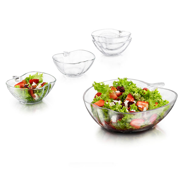 Crisa 5 Piece Salad Bowl Set