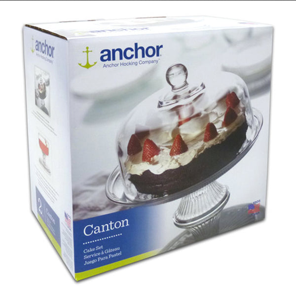 Anchor Canton 2pc Cake Dome Set
