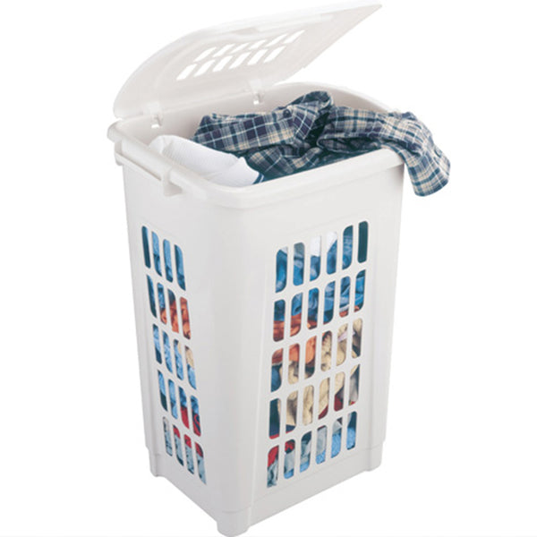 Rimax 50Lt Laundry Hamper (White)