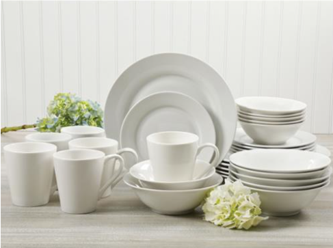 Gibson white dinnerware sets store