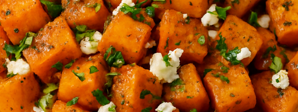 Roasted Butternut Squash with Honey & Herbs