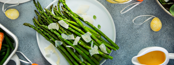 Roasted Asparagus with Lemon & Parmesan