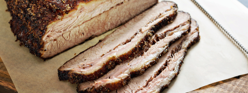 Slow-Roasted Brisket with Garlic & Herb Rub