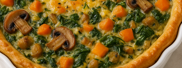 🥧 Cheesy Vegetable Savory Pie