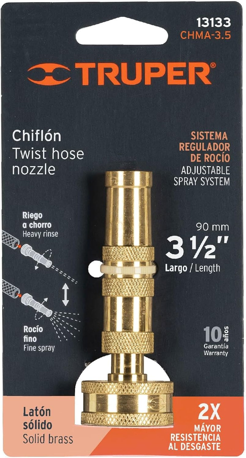Truper Brass 3/4" CHMA-3.5 Watering Nozzle