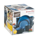 Gibson Larmie Blue 16pc Dinnerware set