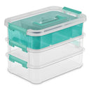 Sterilite Stack & Carry 3 Layer Storage Box