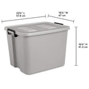 Sterilite 20 Gal Cement Base Storage Box