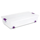 Sterilite 60 Qt Clearview Storage Box Underbed