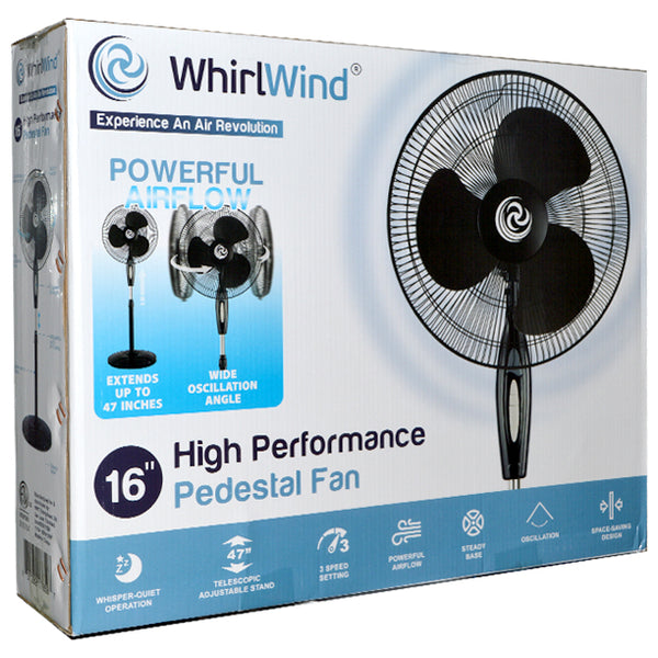 Whirlwind 16" Pedestal Fan