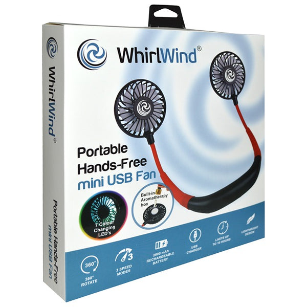 Whirlwind Hands Free USB Mini Fan