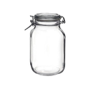 Air Tight Glass Jar with Clamp