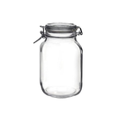 Air Tight Glass Jar with Clamp