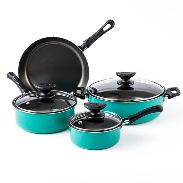 Cinsa 7pc Cookware Set (Emerald Green)