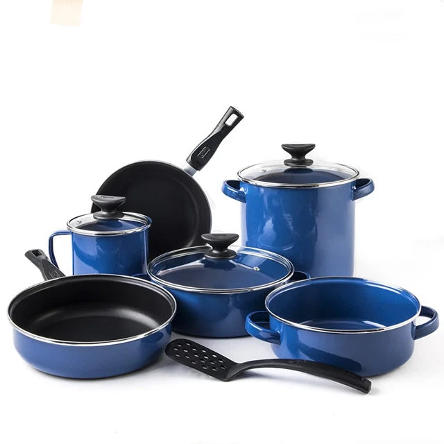 Cinsa 10pc Ansalucia Cookware Set (Graphite Blue)