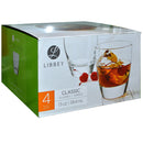 Libbey Classic 4pc DOF Whiskey Drinkware Set