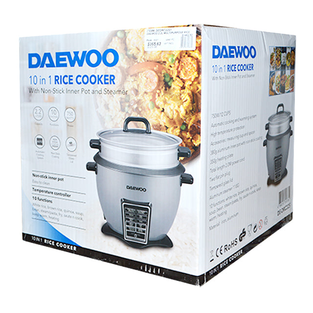Daewoo 2.2 Lt Multipurpose Rice Cooker