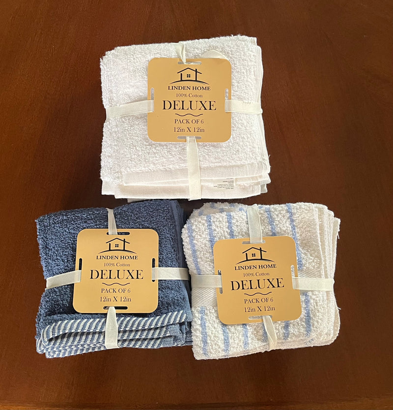 Wash Cloths 6 Pack
