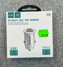 Qihang Fast Car Charger PD+QC3.0
