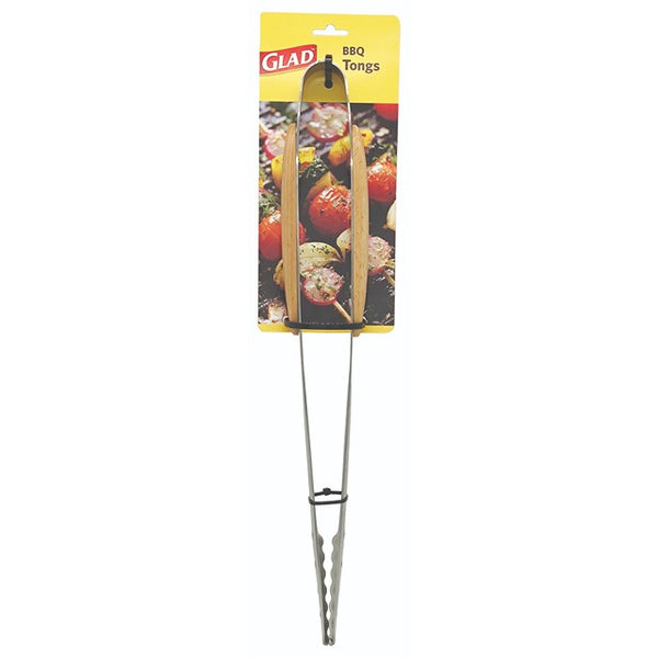 Glad BBQ Food Tongs (Stainless Steel)