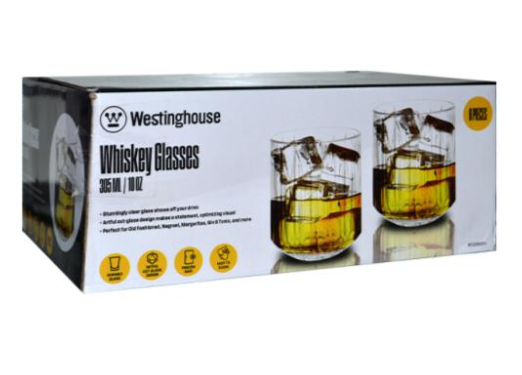 Westinghouse Scotch Glass Set 6pk 10oz
