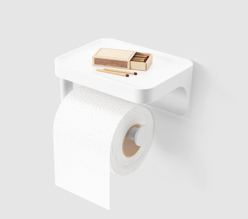 UMBRA Flex Adhesive Toilet Paper Holder / Shelf