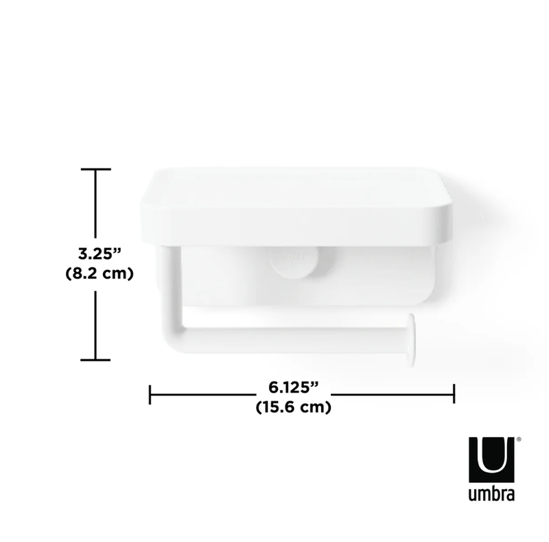 UMBRA Flex Adhesive Toilet Paper Holder / Shelf