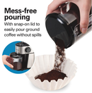 Hamilton Beach 2-14 Cup Burr Coffee Grinder with 18 Grind Settings