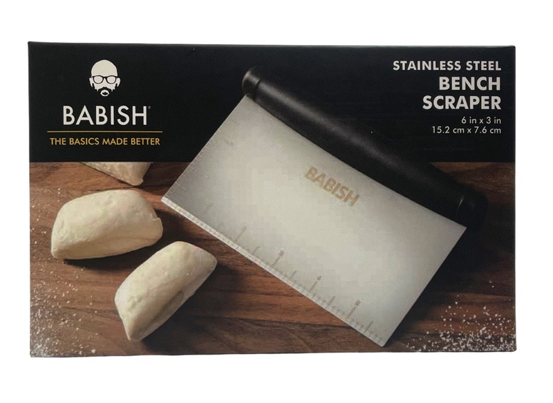 Babish Stainless Steel Bench Scraper 6"x3"