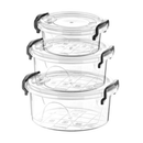 Plastic Storage Containers Clip & Lock Sets