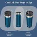Contigo® Uptown™ Dual-Sip 24 Oz. Stainless Steel Tumbler