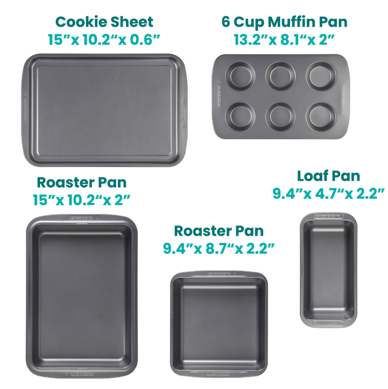 Baker's Secret 5pc Baking Pan Set