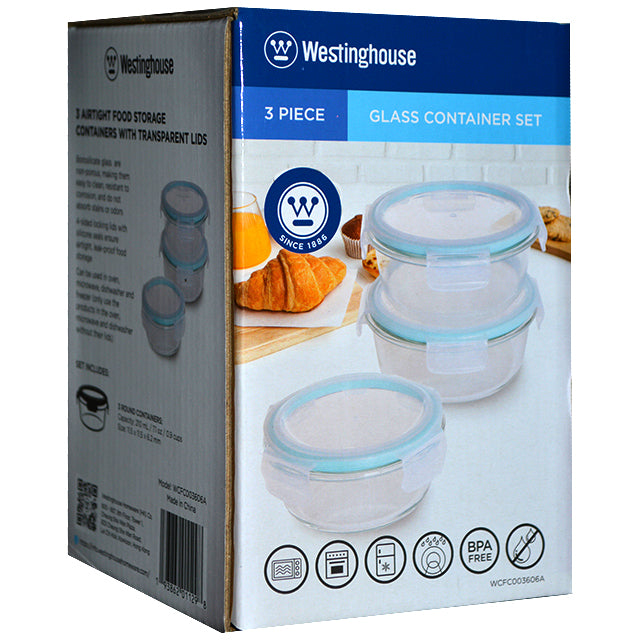 Westinghouse 3pc Food Storage Set
