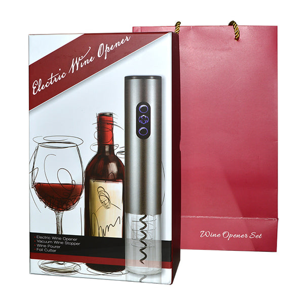 Electric Wine Opener Set 4 Pc
