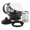 Choice 42 oz. Tempered Glass Tea Pot Infuser with Stainless Steel Basket