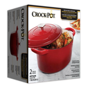 Crockpot 7qt Cast Iron Dutch Oven Pot