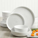 Gibson White Deco 16pc Dinnerware Set