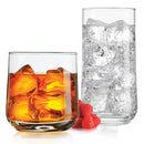 Crisa Koba 8pc Glassware Set