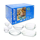 Anchor Hocking 10pc Bakeware Set