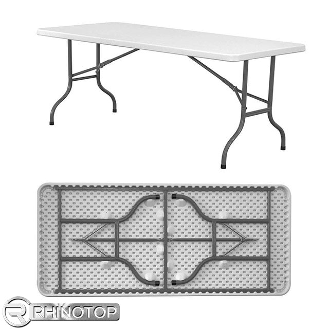 RhinoTop Folding Table 6 ft straight