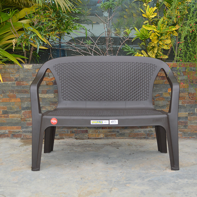 Rimax Resin Double Seat Brown