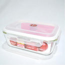 Glass storage dish w/snap lid 1700 ML