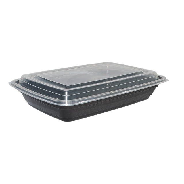 1 Compartment Bowl & Lid 800ml / 24oz (150 Case)