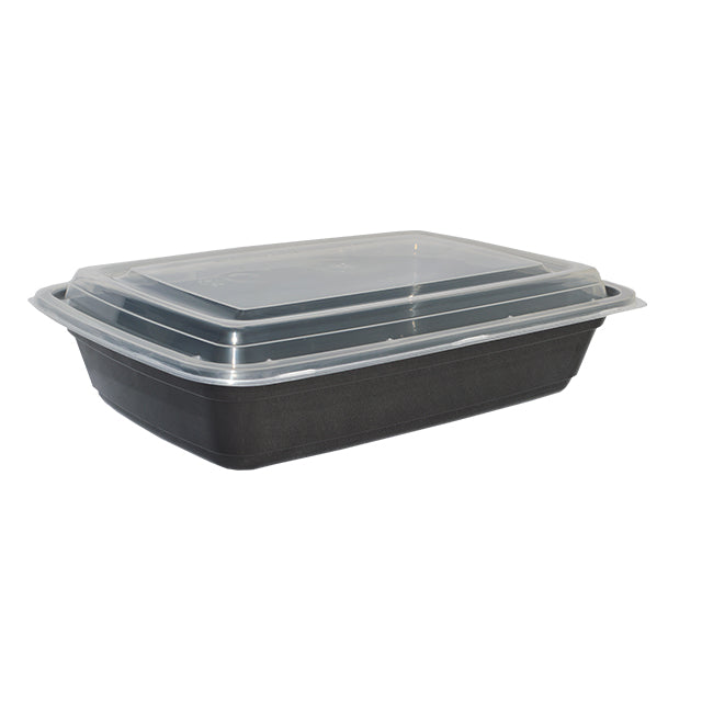 1 Compartment Bowl & Lid 1000ml / 36oz (150 Case)