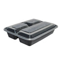 3 Compartment Bowl & Lid 1000ml (150 Case)