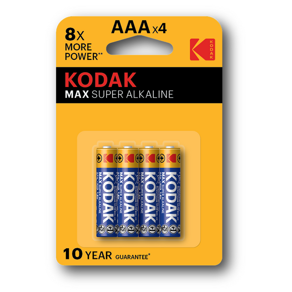 Kodak AAA Batteries 4pk
