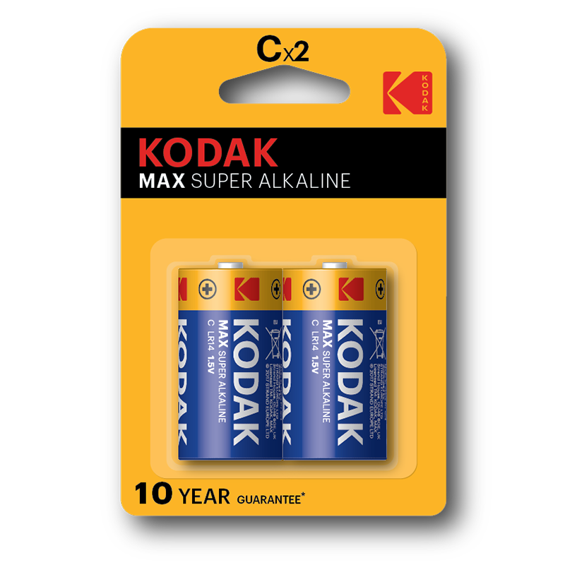 Kodak C Batteries 2pk